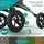 eloneo Outdoor Rollator Aluminium faltbar mit Sitz Silber