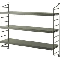 String Pocket Wandregal 40 x 12 x 10 cm Salbei