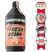PowerStarFood Powerstar Food FRESH DRINK ZERO Konzentrat, 1000 ml Flasche, Blood Orange