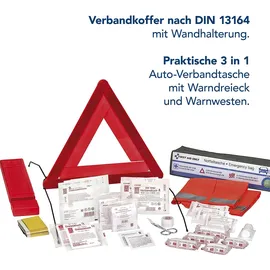 First Aid Only Erste-Hilfe-Tasche 3 in 1 DIN 13164 grau