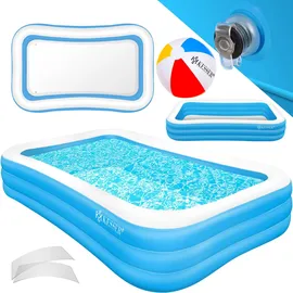 Kesser Aufblasbarer Pool 240 x 142 x 56 cm Hellblau