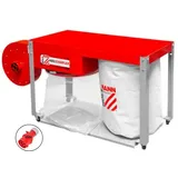 Holzmann Maschinen Absauganlage Metall 160 l rot/weiß