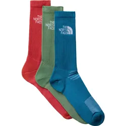The North Face Multi Sport Cush Crew Sock 3P dusk blue/slate moss/ma (FTI) S