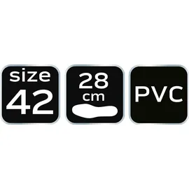 Neo Tools PVC Gummistiefel Uni-Erwachsene Langschaft - Herren Gummistiefel Komfort - Größe (42)