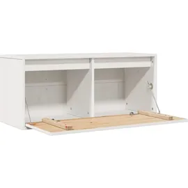 vidaXL Wandschrank 80 x 30 x 35 cm Weiß
