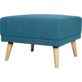 miliboo Skandinavisches Eck-Schlafsofa entenblau ULLA