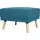 miliboo Skandinavisches Eck-Schlafsofa entenblau ULLA