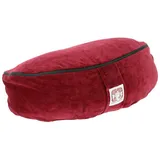 Guru-Shop Meditationskissen Yoga Kissen Mond, Samt Yogakissen,.. rot