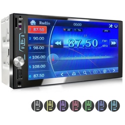 XOMAX XM-2V783 Autoradio mit 7 Zoll Bildschirm, Bluetooth, USB, SD, 2 DIN Autoradio