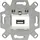 Siemens USB-Anschlussdose Delta Weiß 1 St.