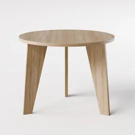 OEM Rose Runder Tisch Ø90 cm für Küche, Wohnzimmer, Esszimmer Sonoma Eiche