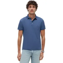 Tommy Hilfiger Herren Poloshirt Kurzarm 1985 Slim Fit, Blau (Aegean Sea), 3XL