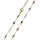 FIRETTI Collier Edelstahl Achat blau