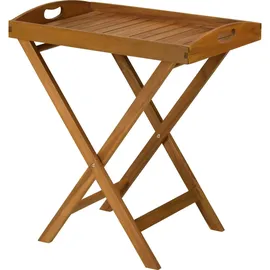 AMBIANCE Holztisch mit abnehmbarem Serviertablett, 60 cm