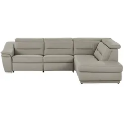 meinSofa Ecksofa  Ivonne , grau , Maße (cm): B: 294 H: 84 T: 245.0