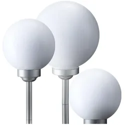 3er Set LED Solarleuchten für den Außenbereich