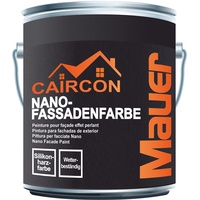 CAIRCON Fassadenfarbe für Außen Nano Fassadenschutz Außenfarbe - Platingrau 5L