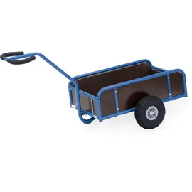 FETRA Handwagen mit Kasten 4109L, Tragkraft 400kg Luft-Bereifung