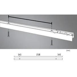 Paulmann Lichtleiste Linion 50 cm 8,5W Kunststoff schwarz