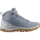 Salomon Damen Trekkinghalbschuhe SHOES OUTsnap, flint stone/pearl Blue/Gum3, 37 1⁄3