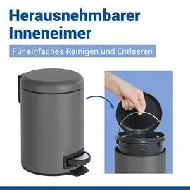 Wenko Leman 3 l grau
