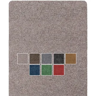 ANRO Fußmatte Schmutzfangmatte waschbar wasserdicht robust Schmutzfänger für Eingang, Haustür, Flur, Küche, Schlafzimmer Poet 40x120cm Hellbraun