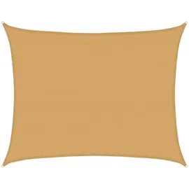 vidaXL Sonnensegel 160 g/m2 Rechteckig Sandfarben 6x8 m HDPE
