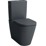 Laufen Meda Stand-WC-Kombination H8241117580001 36x68cm, spülrandlos, graphit matt