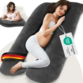 eloneo Multifunktions-Körperkissen, Anthrazit