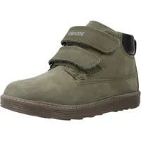 GEOX B Hynde Boy WPF Ankle Boot, DK Green, 24 EU