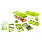 Küchen- Und Kochzubehör, Genius Nicer Dicer Smart (12-teilig) In Grün - Gemüseschneider Für Würfel, Stifte, Scheiben, Streifen Und Spalten - Salatschneider, Mandolinenschneider Für Gurken