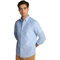 Tommy Hilfiger Herren Hemd Flex Poplin Classic Regular Fit,
