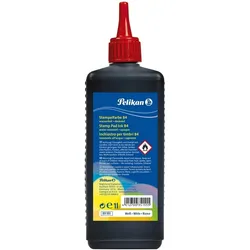 Pelikan Stempelfarbe 4 deckend wasserfest 1l weiß Packung mit 12 Stück