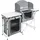 Hti-Living Campingtisch Campingküche Silber
