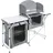 Hti-Living Campingtisch Campingküche Silber