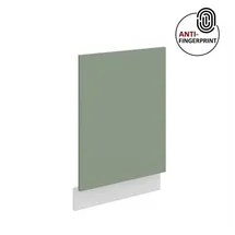 Küchen-Preisbombe Frontblende für integrierten Geschirrspüler 45 cm ARIA Aquamarin/Weiss matt