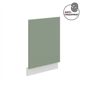 Küchen-Preisbombe Frontblende für integrierten Geschirrspüler 45 cm ARIA Aquamarin/Weiss matt