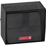 Brunnen Karteikasten, Colour Code, 102058090, A8, aus Kunststoff, onyx, für 200 Karteikarten),