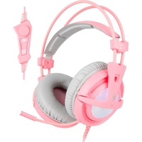 SADES A6 Gaming Headset, pink