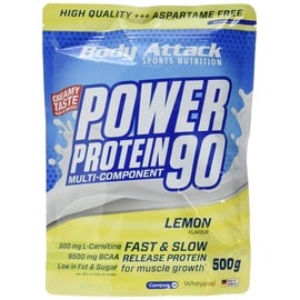 Body Attack Power Protein 90 Lemon Curd Cream Pulver 500 g