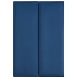 neu.haus Wandpolster 90 x 30 cm blau 2 St.