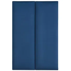neu.haus Wandpolster 90 x 30 cm blau 2 St.