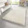 HANSE HOME Mint Rugs Venice Teppich Hochflor Wohnzimmer-Teppich Weich Flauschig Langflor Shaggy Flokati Einfarbig für Kinderzimmer Schlafzimmer Arbeitszimmer Küche Flur Creme Meliert 80x150 cm