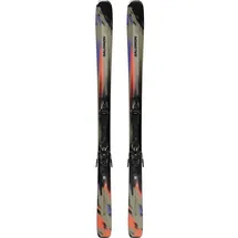 Salomon Herren All-Mountain Ski E STANCE 80 + M10, Kelp/Nasturtium/Black, 177