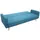 miliboo Sofa verstellbar 3 Plätze skandinavisches Design Blaugrün Ulla