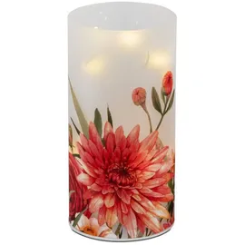 Formano LED, mit Timerfunktion, weiß Sommerblumen H: 16cm weiß
