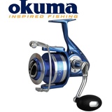 Okuma Azores S-4000 Rolle - 300m 0,25mm Schnurfassung, Spinnrolle, Angelrolle zum Spinnfischen & Meeresangeln, Meeresrolle, Salzwasserrolle, Pilkrolle, Rollen zum Meeresfischen