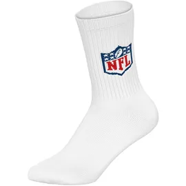 NFL Socken NFL Shield 6er Pack Weiß 39-42