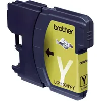 Brother Original Jumbo-Tintenpatrone LC-1100HY-Y gelb (für Brother DCP-6690CW, MFC-5890CN,