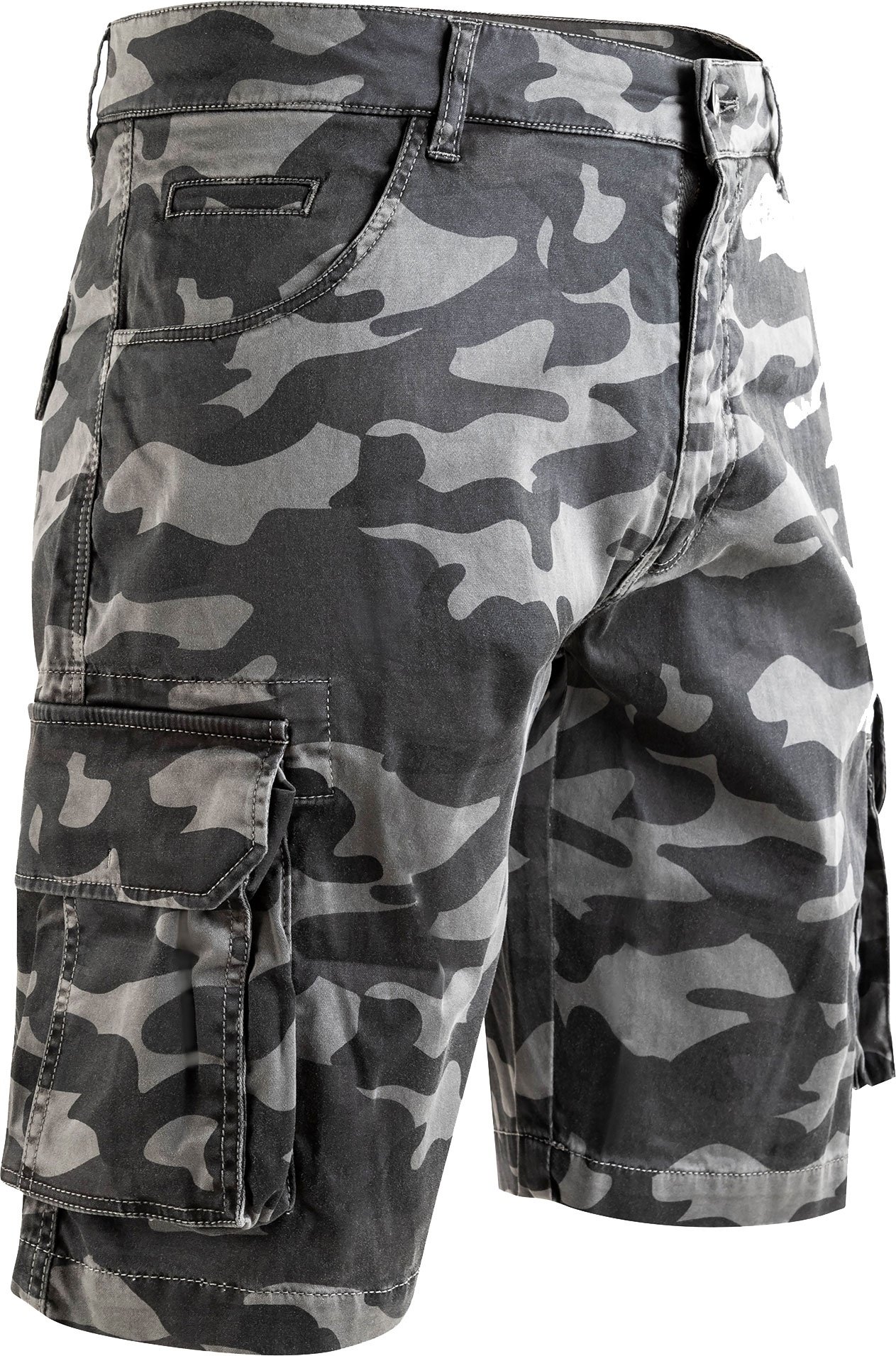 Acerbis SP Club Camo, shorts cargo - Gris Foncé/Gris/Gris Clair - 34